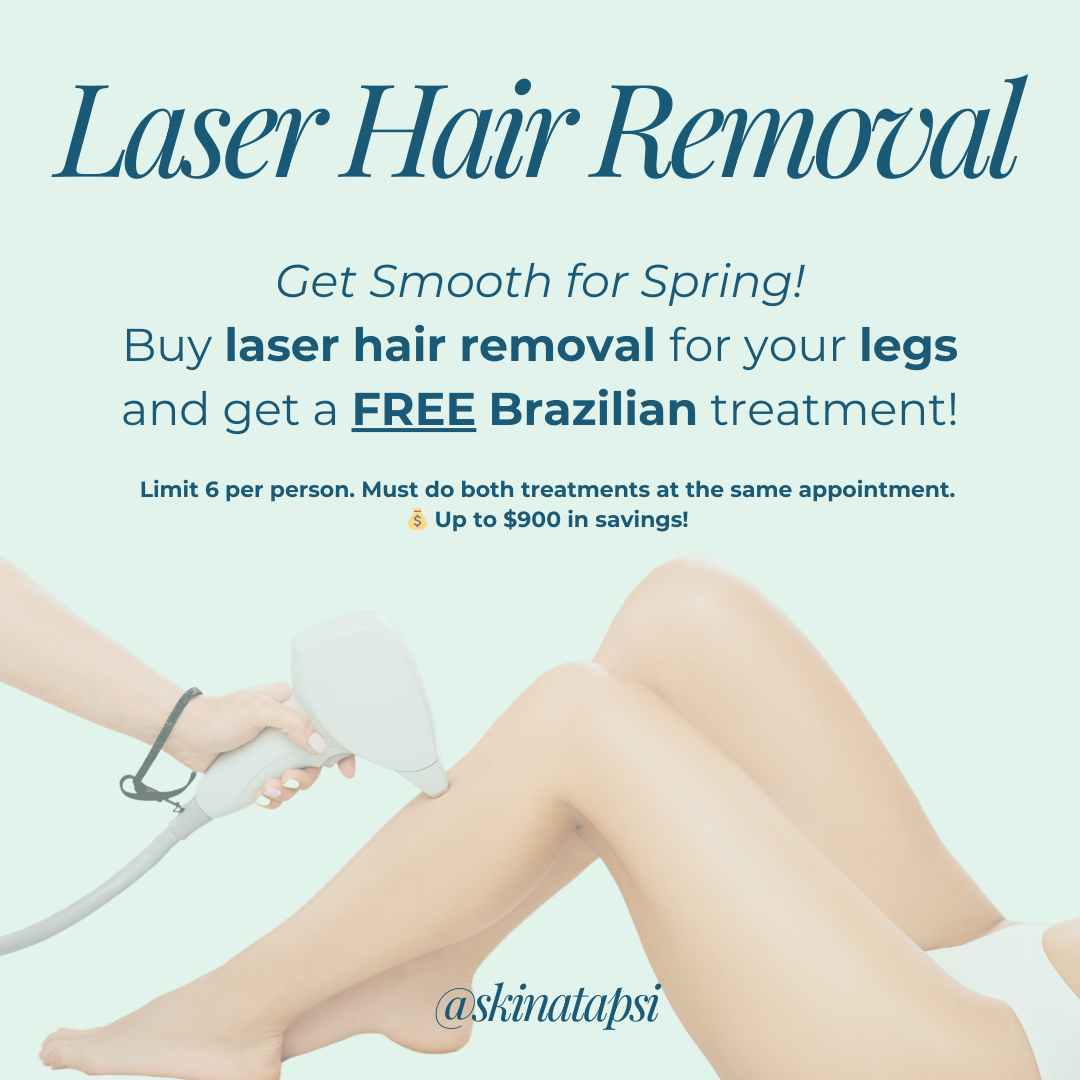 🌞 Laser Hair Removal BOGO Deal – Get Smooth for Spring! 🌞